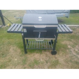 Grilis su anglimis XXL, ketaus grotelės, 78x42,5cm