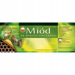 Medaus lipduko etiketė 154x60mm sp 100vnt e123