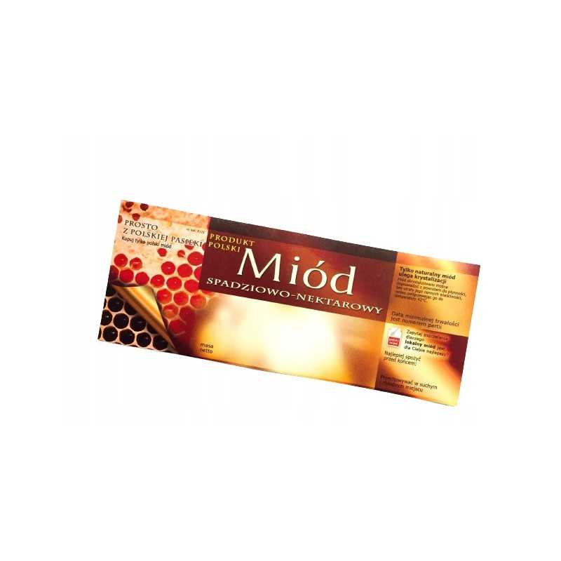 Lipčiaus medaus etiketė, lipdukas