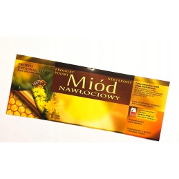 Etiketė, lipdukas medui 'auksaspalvio medaus