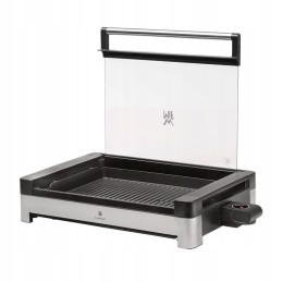 Elektrinis stalo grilis su stikliniu dangteliu lono wmf