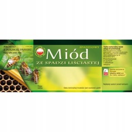 Medaus etiketė, lipdukas „lipčiaus lapų medus