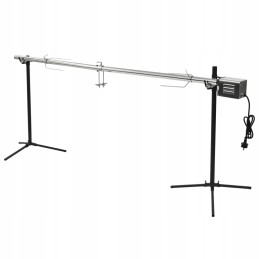 Vidaxl automatinė rožė su varikliu, nerūdijantis plienas 207x45x81 cm 44644