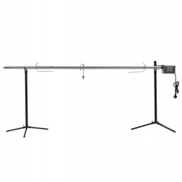 Vidaxl automatinė rožė su varikliu, nerūdijantis plienas 207x45x81 cm 44644