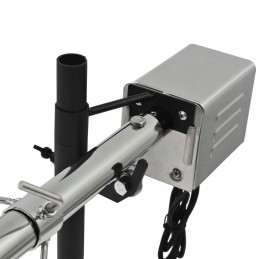 Vidaxl automatinė rožė su varikliu, nerūdijantis plienas 207x45x81 cm 44644