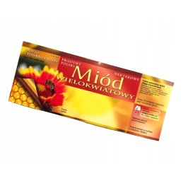 Etiketė, lipdukas medui 'daugiažiedis medus