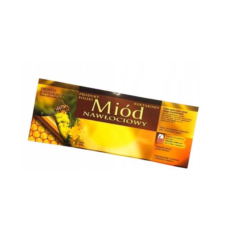 Etiketė, lipdukas medui 'auksaspalvio medaus