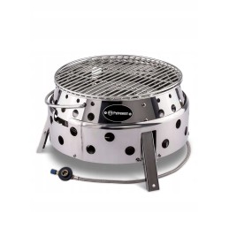 Petromax Atago dujinis grilis iš nerūdijančio plieno turistinis dujinis grilis