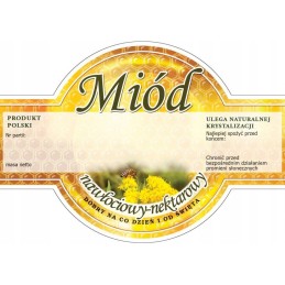 Goldenrod medaus etiketė