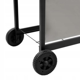 Vidaxl dujinis grilis su 4 degikliais, juodos ir sidabrinės spalvos