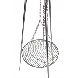 Nerūdijančio plieno grotelės su grotelėmis