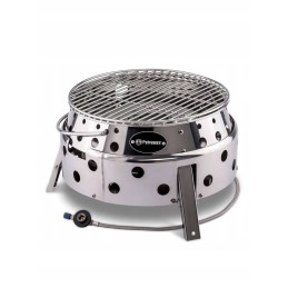 Petromax Atago dujinis grilis iš nerūdijančio plieno turistinis dujinis grilis