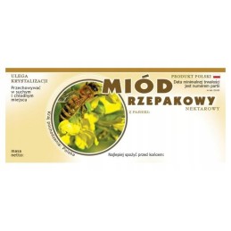 Medaus lipduko etiketė (154x60mm eilė 100vnt e103