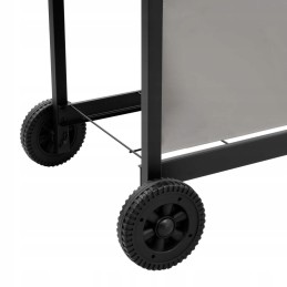 Dujinis grilis su 4 degikliais, juodos ir sidabrinės spalvos