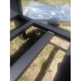 Nebrangus anglies grilis, didelės ketaus grotelės, Landmann dangtis, tvirtas smūgis