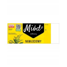 Medaus praėjimo lipduko etiketė 154x60mm su QR 100vnt