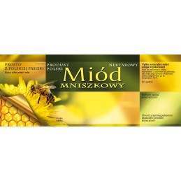 Kiaulpienių medaus etiketės (100 vnt) - modelis E120