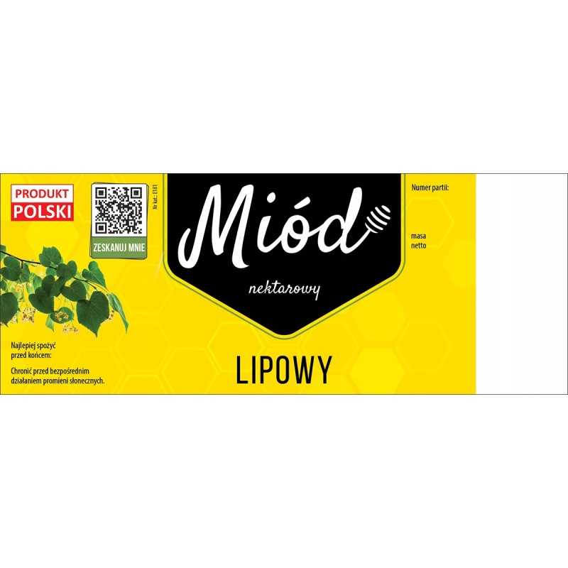 Lipnios etiketės liepų medui (100 vnt.)