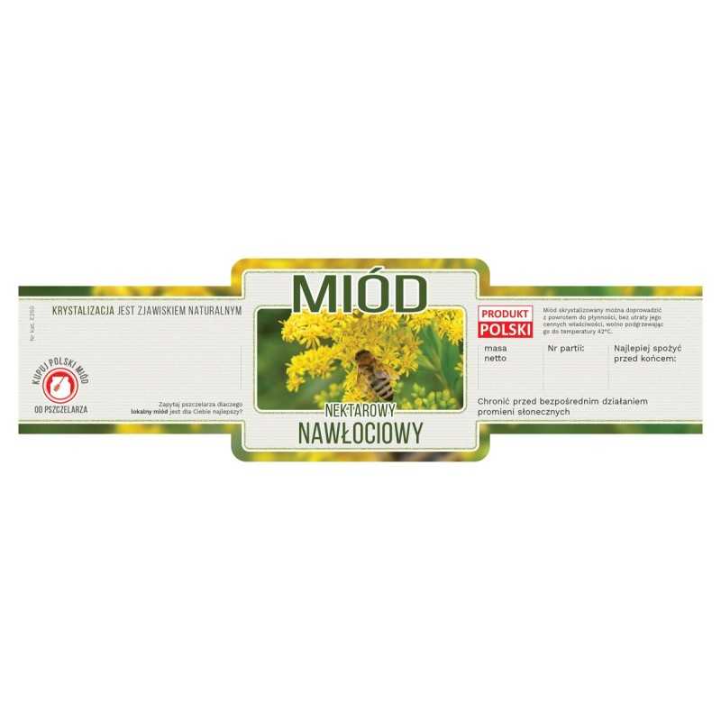 Goldenrod medaus etiketės (100 vnt) - e239