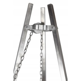 Nerūdijančio plieno grotelės su grotelėmis