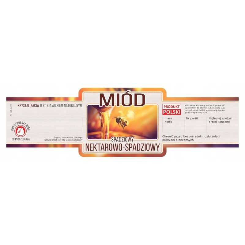 Nektaro ir lipčiaus medaus etiketės (100 vnt) e249