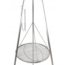 Nerūdijančio plieno grotelės su grotelėmis