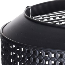 Kepsninė su grotelėmis 50x51 cm juoda