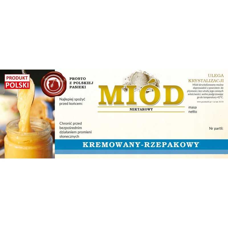 Etiketės kreminiam medui (100 vnt) - modelis E172