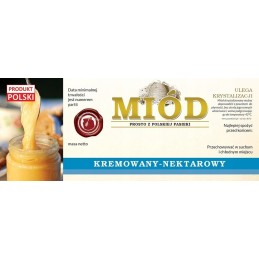 Etiketės kreminiam medui (100 vnt) - modelis E172