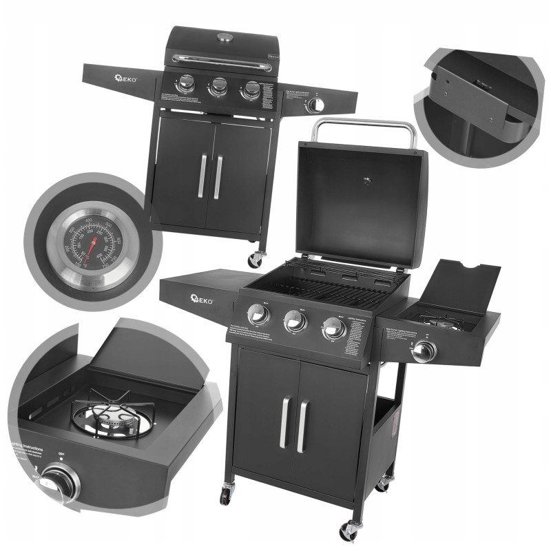 Dujinė kepsninė 3+1 11,6 kv