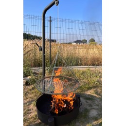 Sodo krano grilis - nerūdijančio plieno grotelės