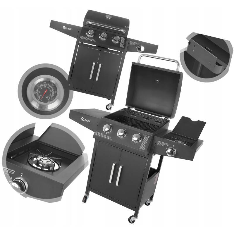 Dujinė kepsninė 3+1 11,6 kv