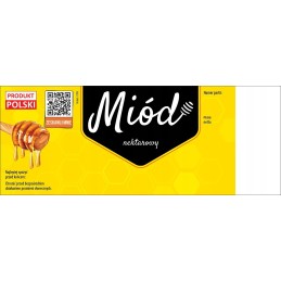 Universalios medaus etiketės (100 vnt) - modelis E193