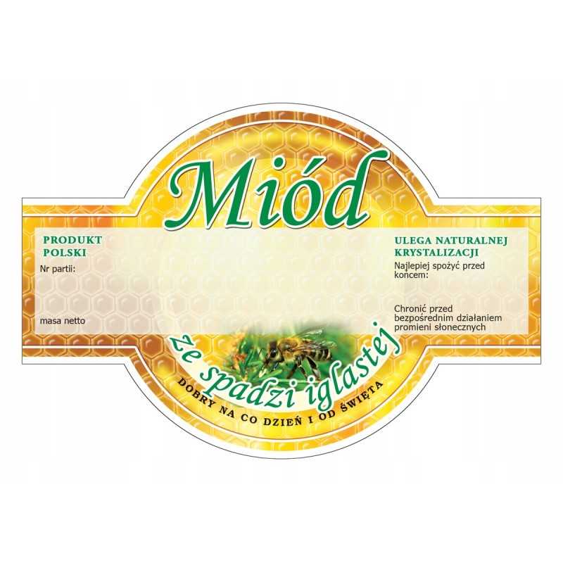 Lipčiaus medaus etiketės (100 vnt) -e259