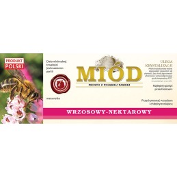 Etiketės viržių medui (100 vnt) - modelis E169