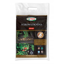 Dual-agro agrotekstilė ruda ir juoda 50gr 1,6x5