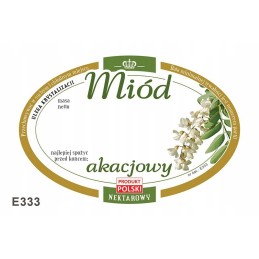 Etiketės akacijų medui (100 vnt) - modelis E333