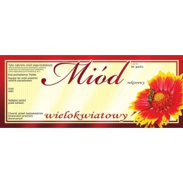 Etiketės daugiagėliniam medui – raštas e129