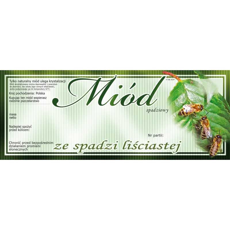 Lapuočių lipčiaus etiketės (100 vnt) e137