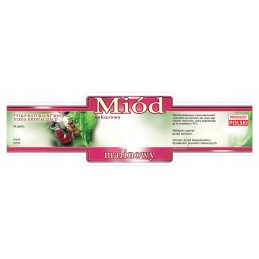 Aviečių medaus etiketės 185x55 100 vnt, raštas E224