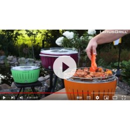 Bedūmių anglių grilis Lotus sodo grilis + krepšys + žnyplės įtrauktos
