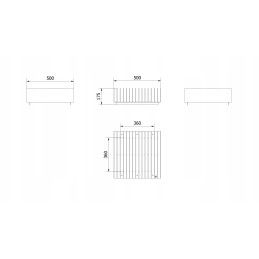 Erizo sodo židinys 55x22