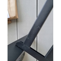 Basic komforto grilio vežimėlis, ketaus grotelės + dangtis