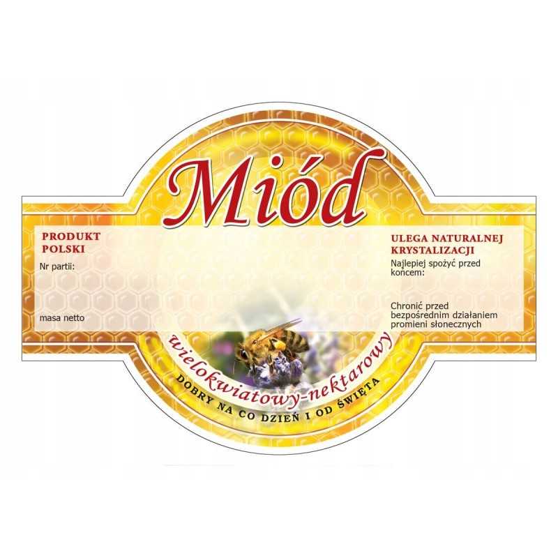 Apvalios etiketės daugiažiedžiui medui 100 vnt-e254