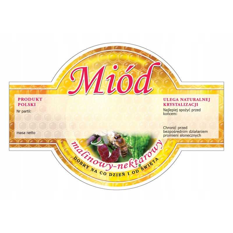 Aviečių medaus etiketės (100 vnt) - raštas E263