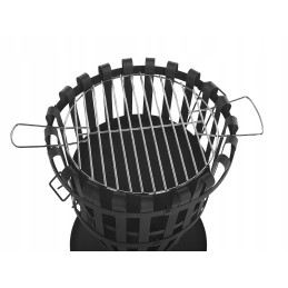 Židinys grilis sodo židinys didelis plieninis dubuo