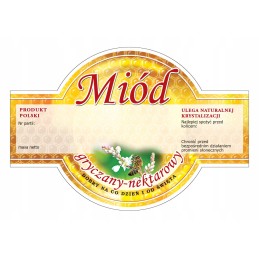 Grikių medaus etiketės (100 vnt.)