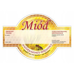 Apvalios etiketės daugiažiedžiui medui (100 vnt.)