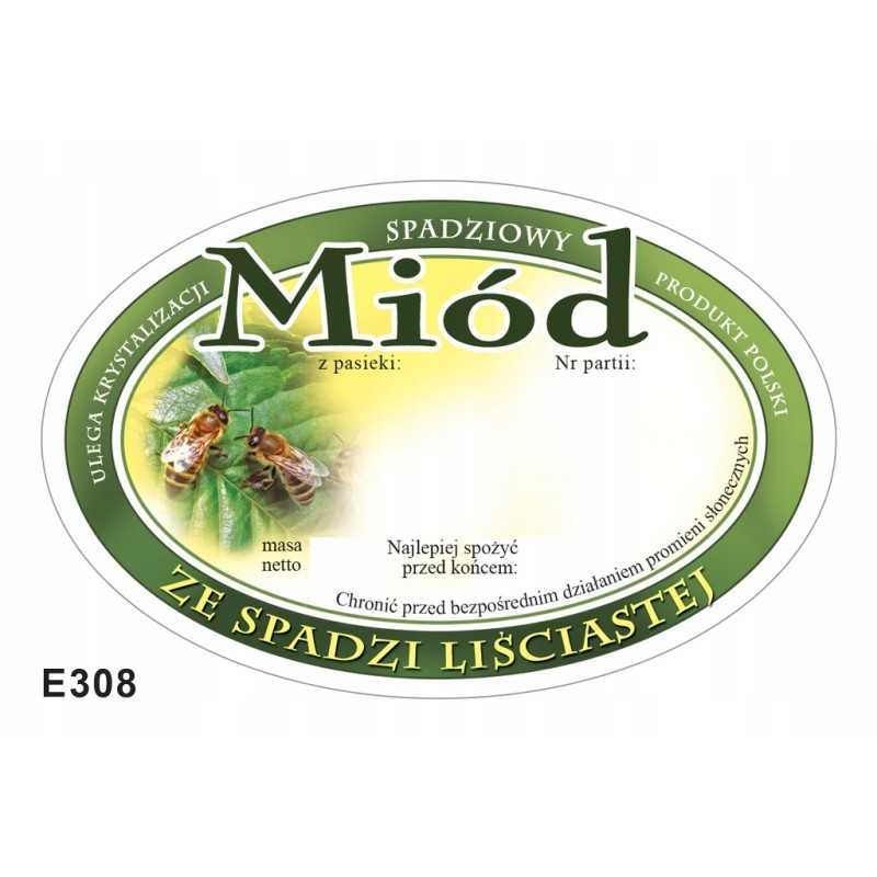 Lapuočių lipčiaus etiketės (100 vnt) e308