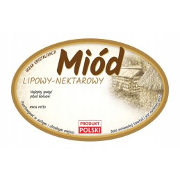 Etiketės liepų medui (100 vnt) - e361 raštas